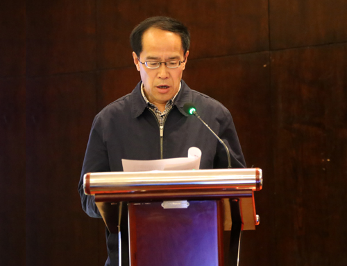 甘肃省水利厅副厅长姚进忠介绍加快国家水土保持重点工程建设经验