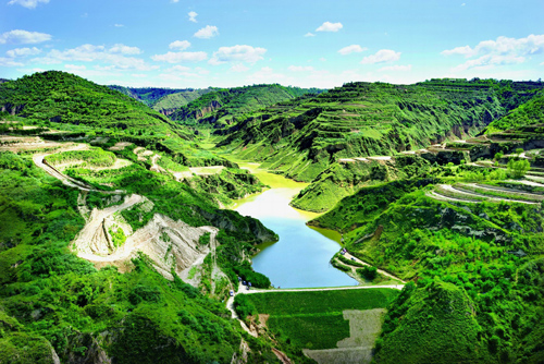 甘肃庆阳市合水县玉皇沟淤地坝工程