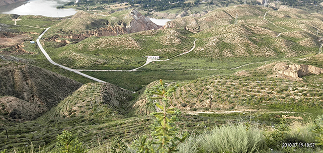 青海省尖扎县水土保持重点工程治理区